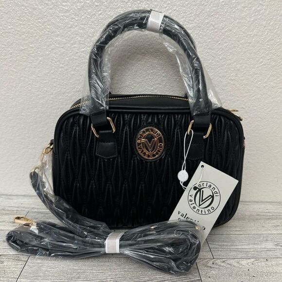 Valentino Orlandi Black Crossbody/Hand Bag NWT - Picture 1 of 14